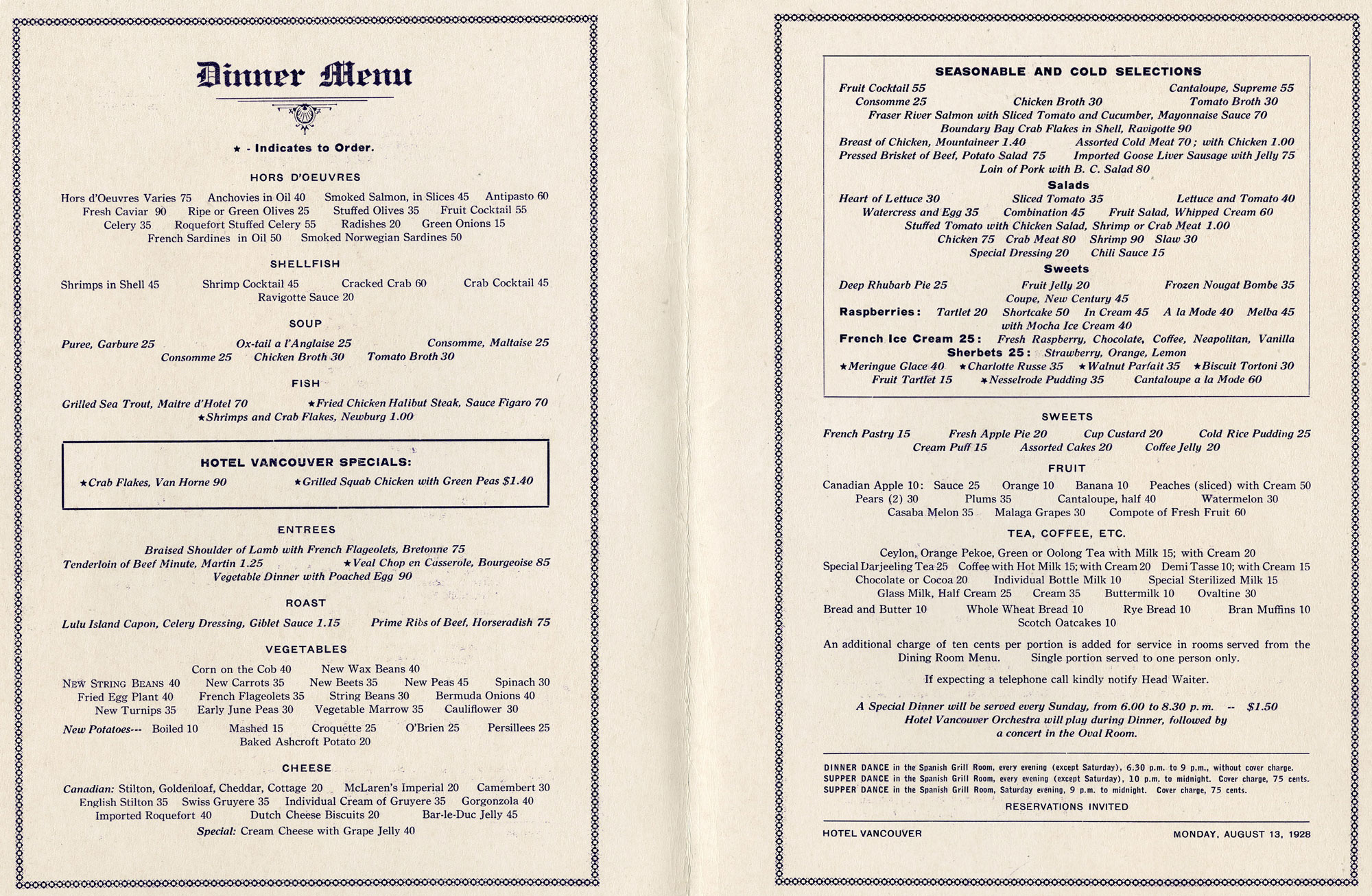Chung Collection Menus: A Flavour Throwback | Digitization Centre